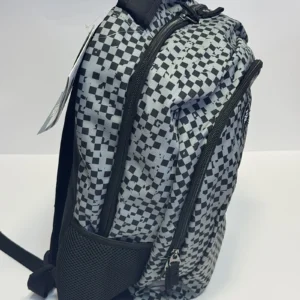 Street Urban Checkered Ранец– Сив и Црн - Image 2