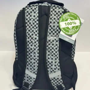Street Urban Checkered Ранец– Сив и Црн - Image 3