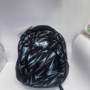 black and turquoise Pulse Teens backpack - Image 1