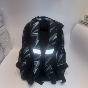 black and turquoise Pulse Teens backpack - Image 3