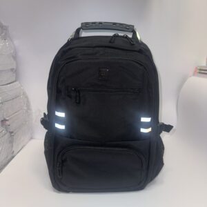 Edison Full black backpack - Image 1